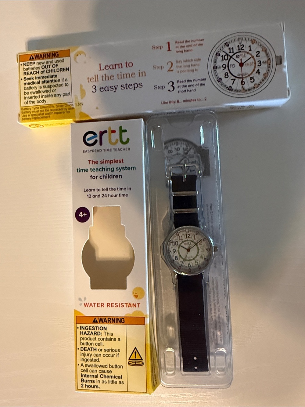 Kids' Time Teaching Watch — Navy Blue